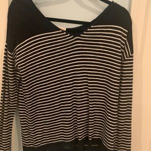 Striped, long sleeve top